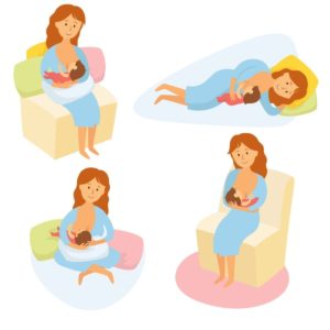 positions for breastfeeding your baby